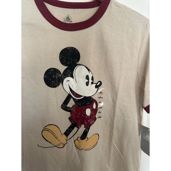 Mickey Mouse Ringer T-Shirt for Men Size Small - Picture 7 of 10